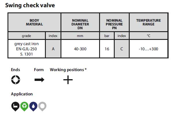 Zetkama check valve 302